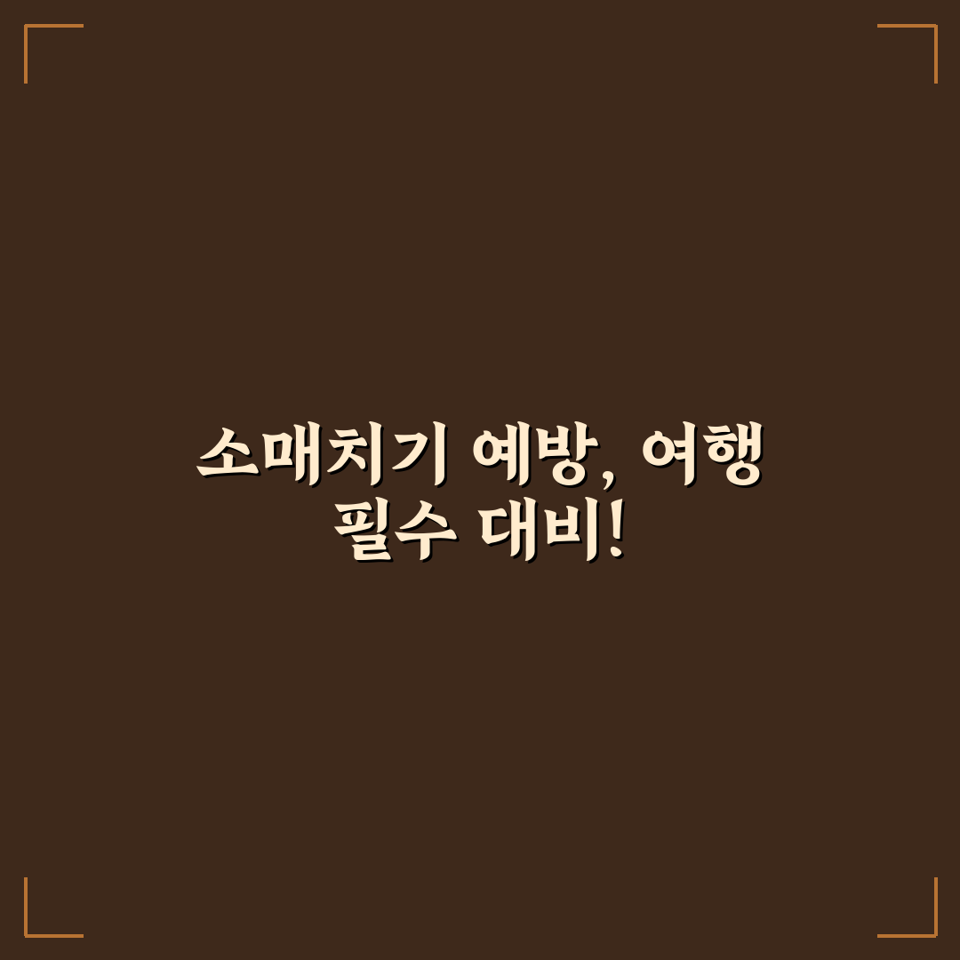 여행지 소매치기 방지 장비와 가방 착용 습관: 5가지 핵심 가이드