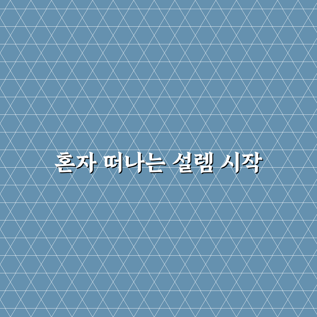 혼자 떠날 때 필요한 예상 지출 계산과 예산 설정 방법 솔직후기