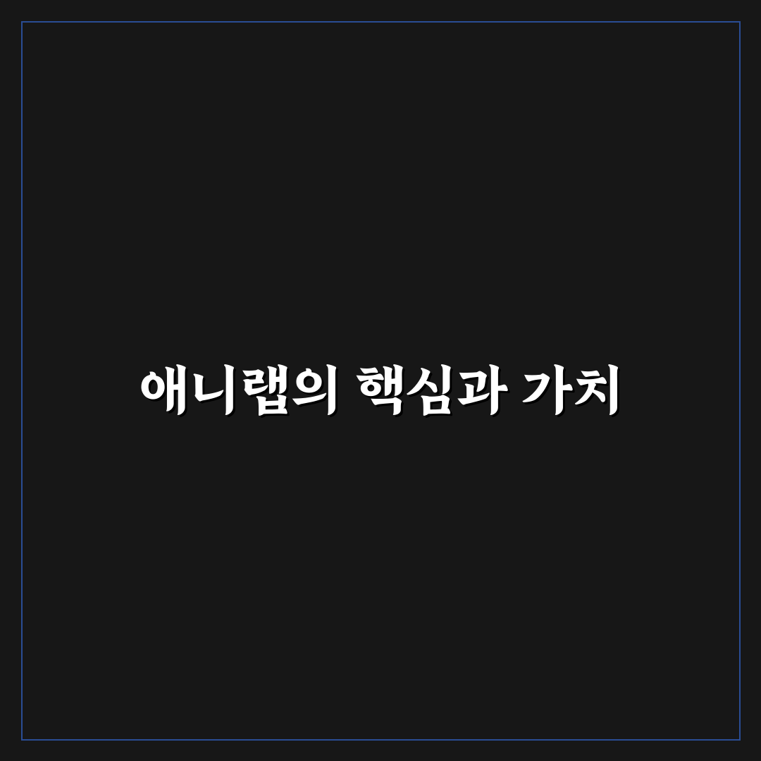 애니랩 사용법과 꿀팁 쉽게 알려드려요