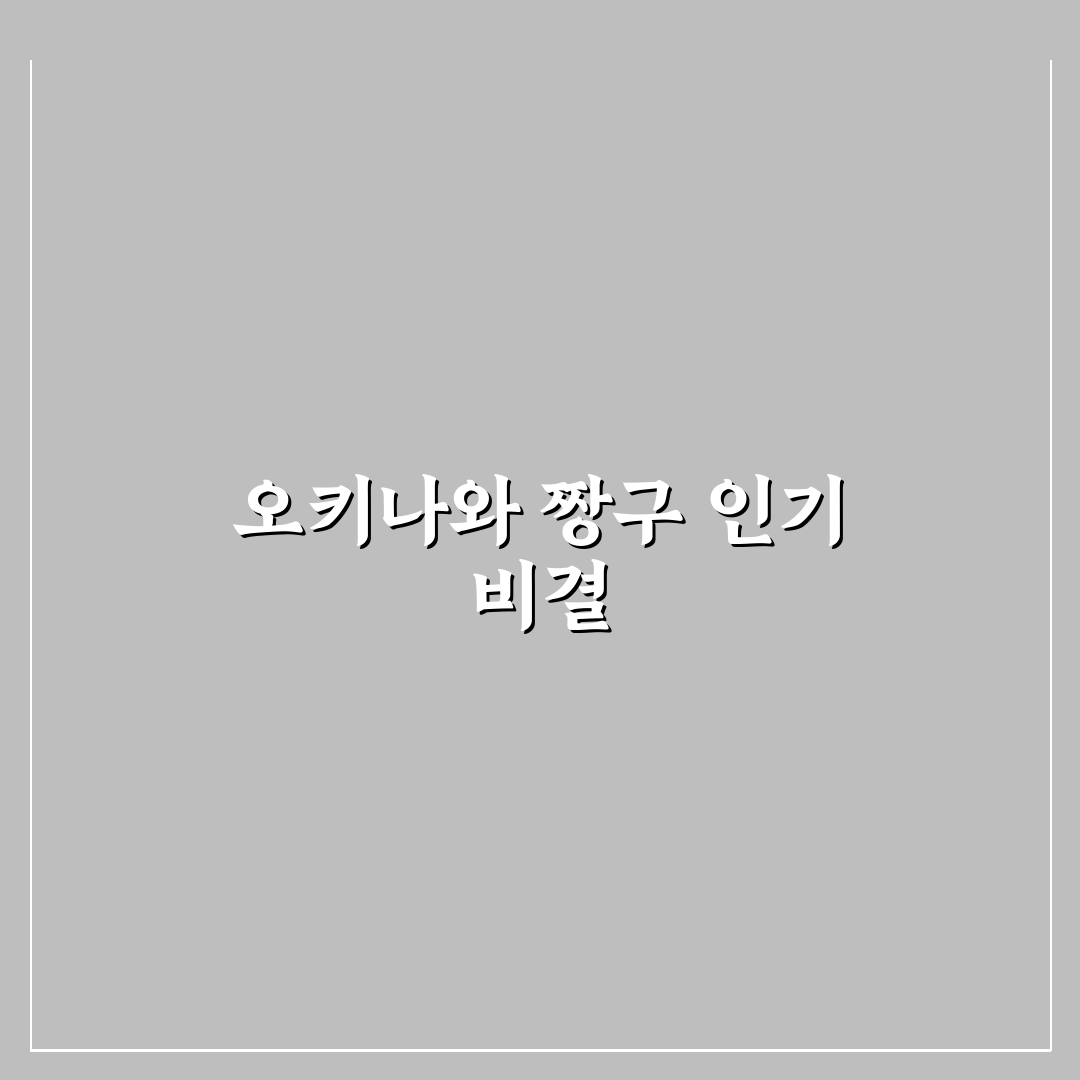 오키나와 짱구 티셔츠 선택 꿀팁과 인기 디자인 정리