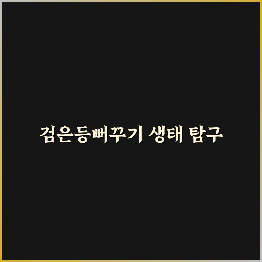 검은등뻐꾸기 생태와 특징 쉽게 정리한 꿀팁