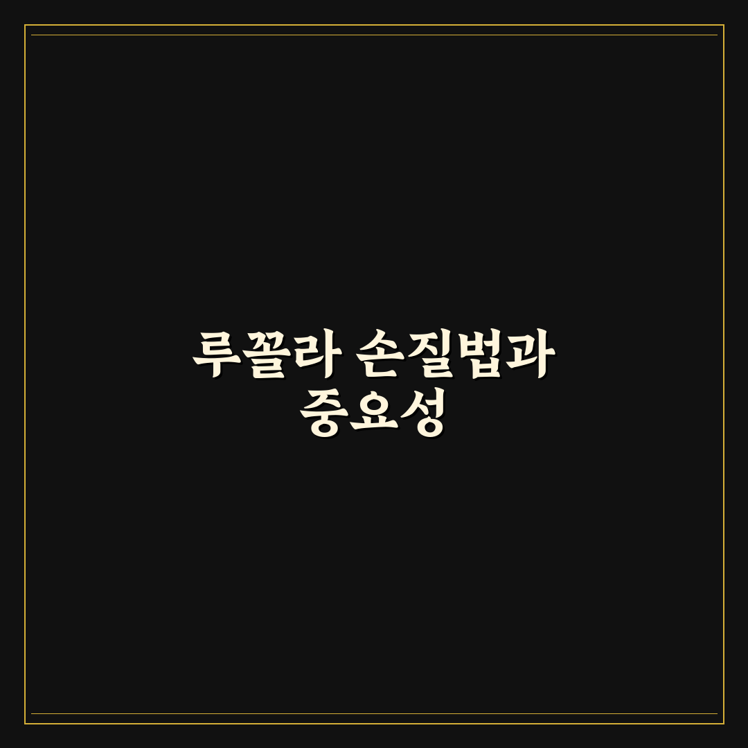 루꼴라 씻는법과 보관 꿀팁 쉽게 알려드려요