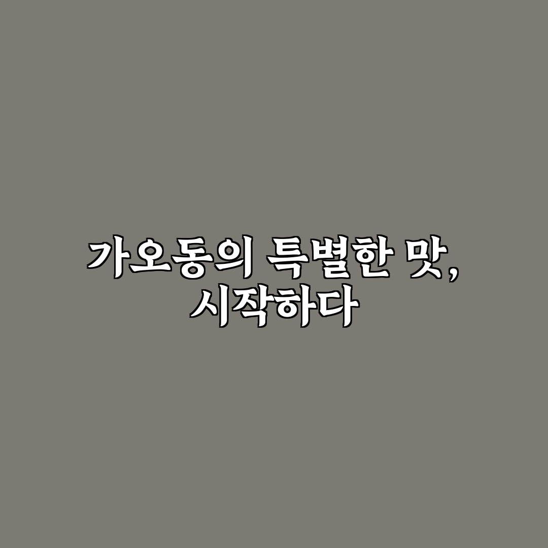 가오동 짬뽕차이나 방문 후기, 직접 가보니 아쉬운 점도
