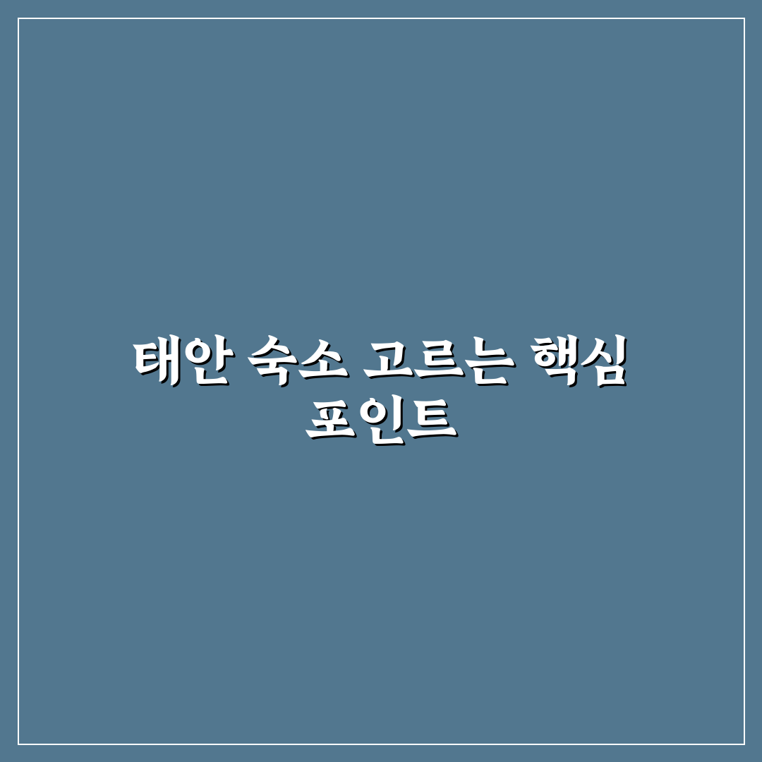 태안 튤립축제 숙소 선택 꿀팁과 예약 후기 정리