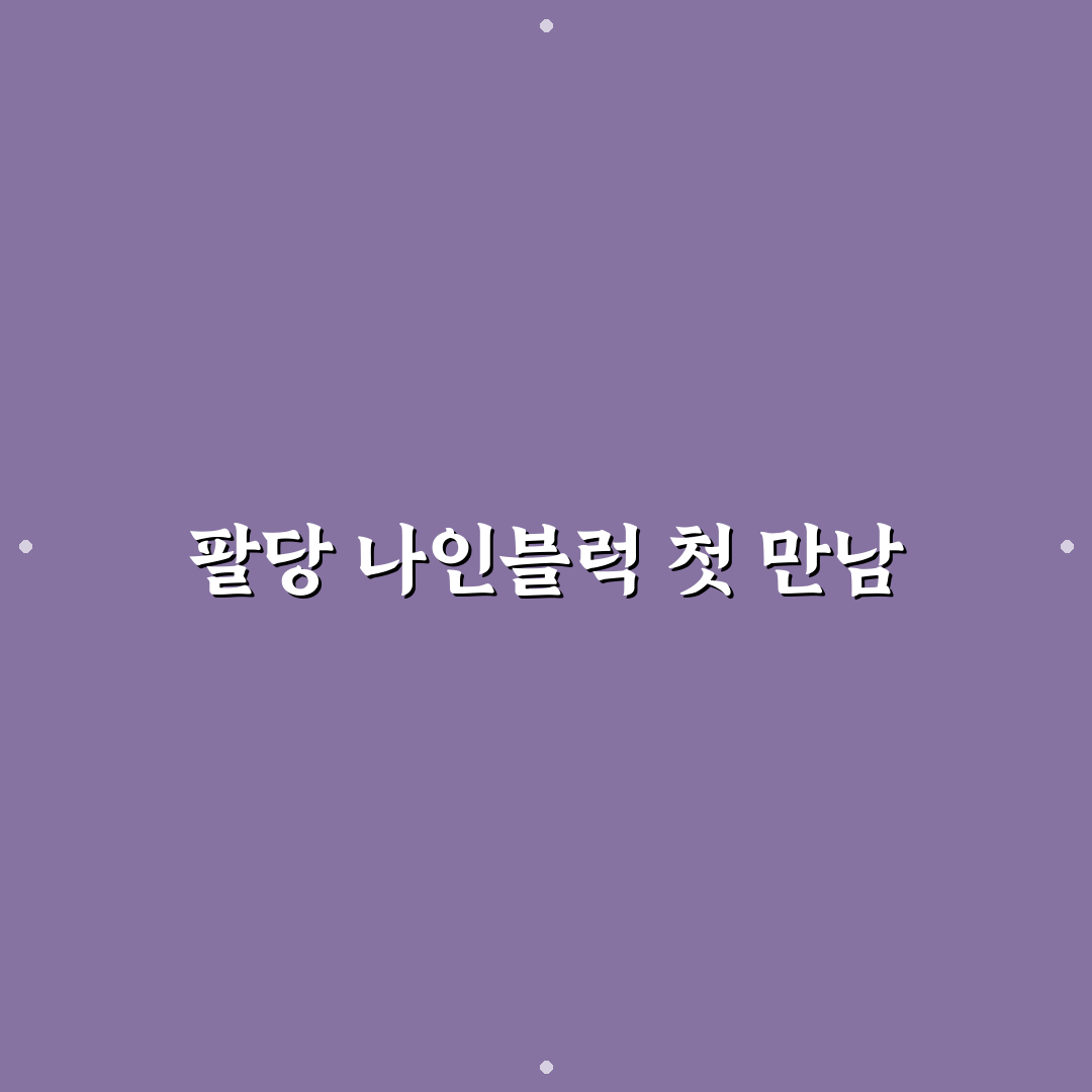 팔당 나인블럭 방문 후기, 직접 가보니 분위기와 공간은