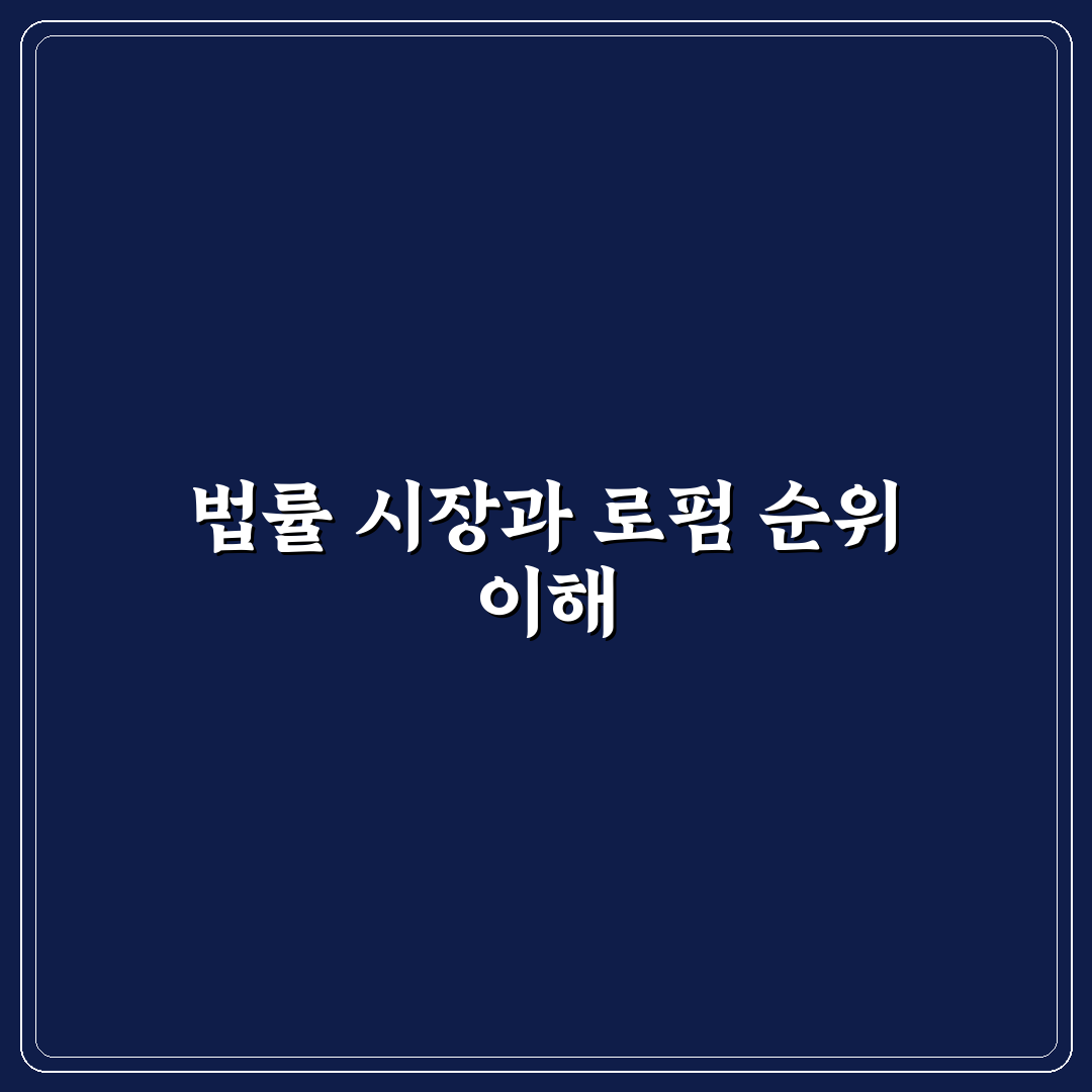 대한민국 로펌 순위와 선택 꿀팁 쉽게 정리해 드려요